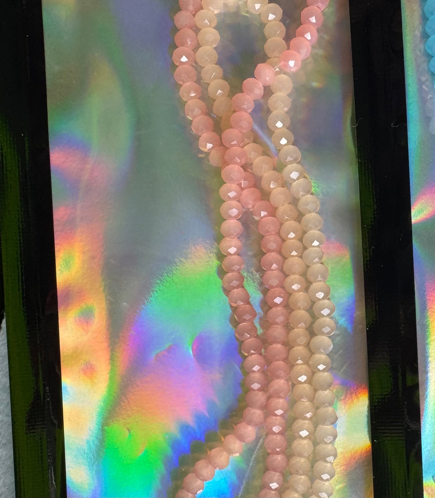 3mm Rondelle crystal beads