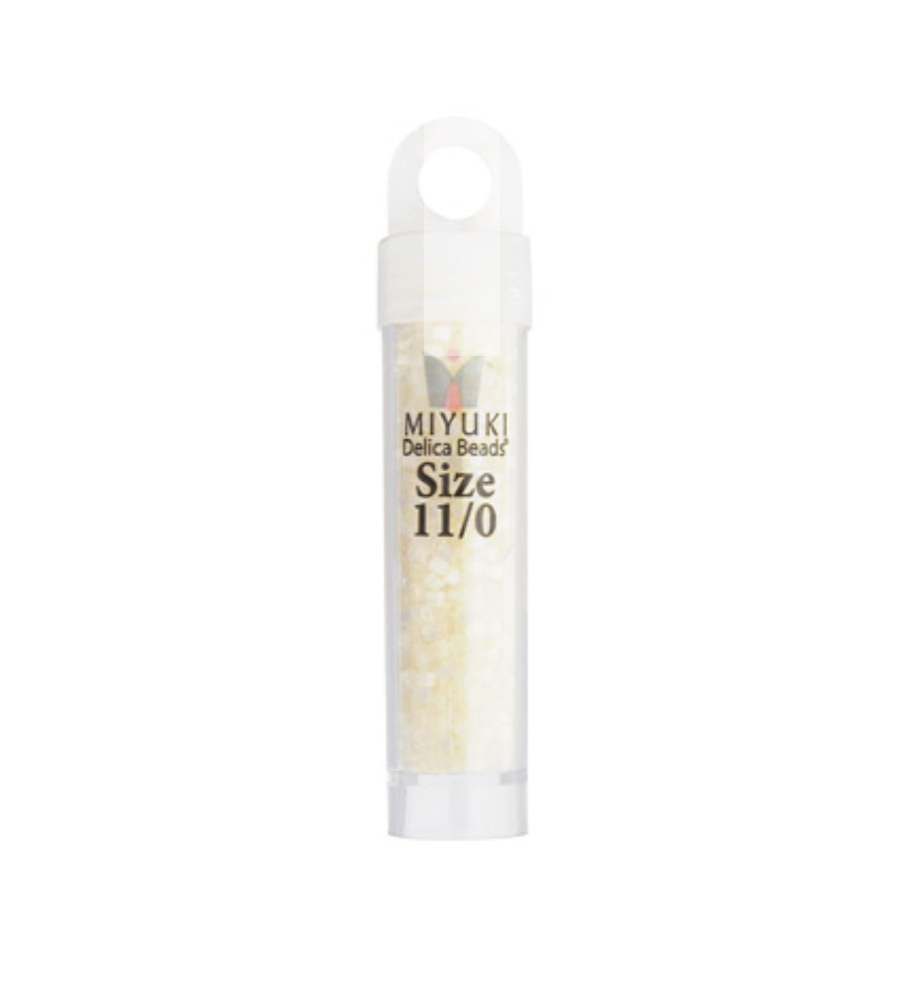 MIYUKI DELICA 11/0 5.2G VIAL CREAM SILK SATIN