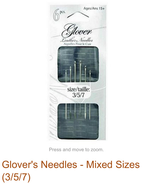 Glover Needles Mixed sizes