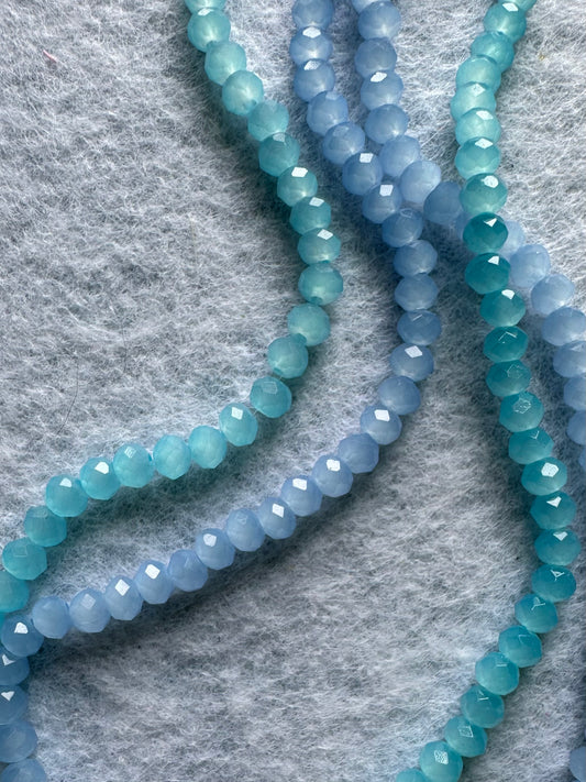 3mm Rondelle crystal beads