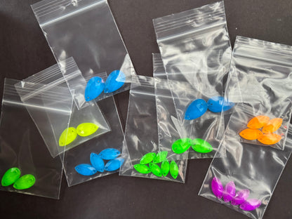 22-18mm glow in dark gems
