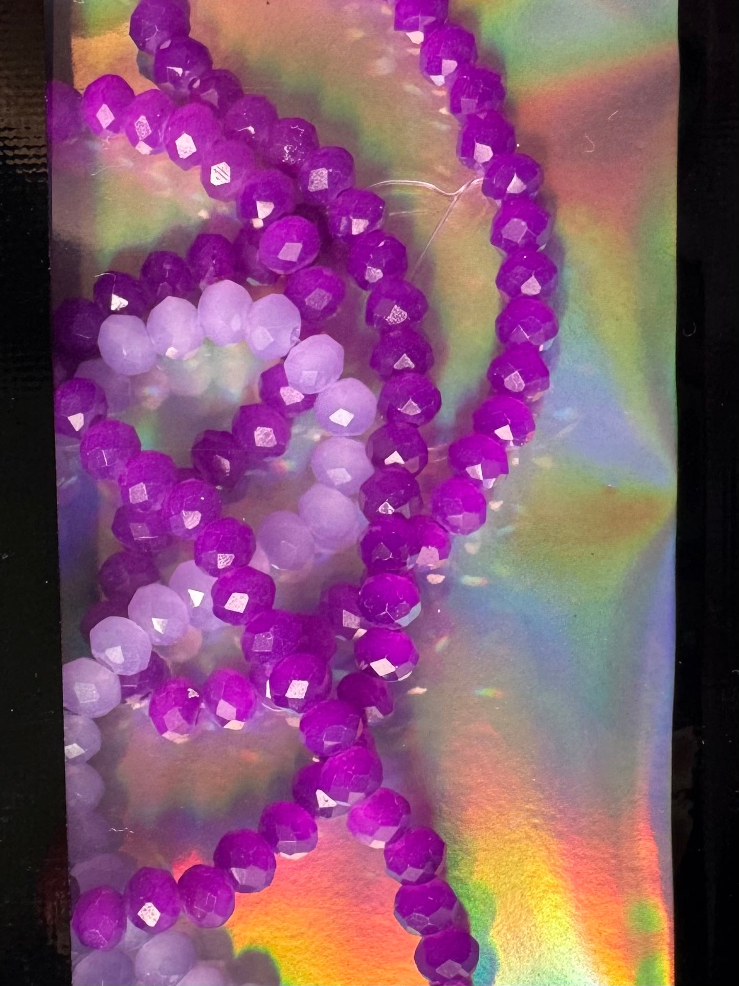 3mm Rondelle crystal beads