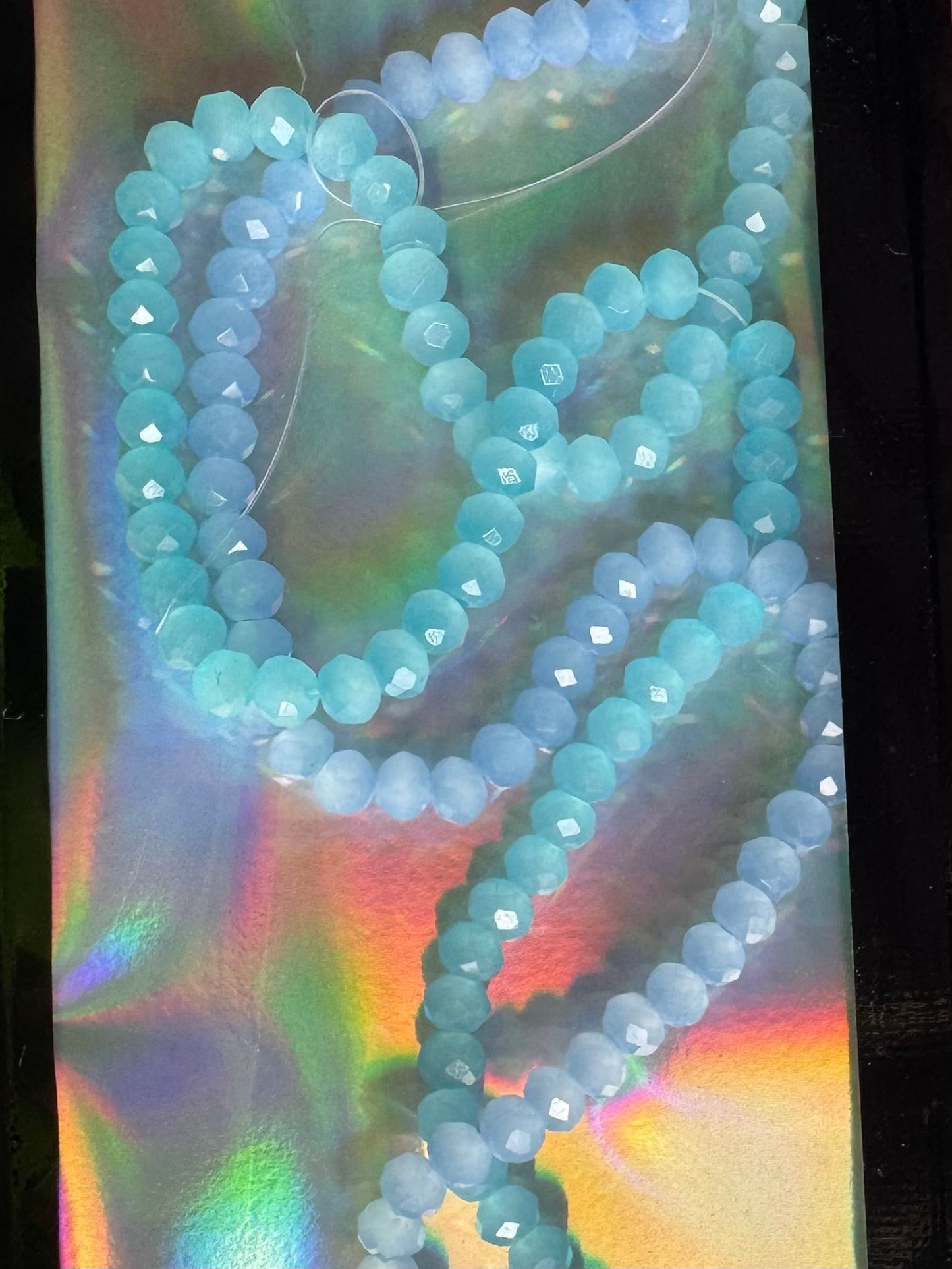 3mm Rondelle crystal beads