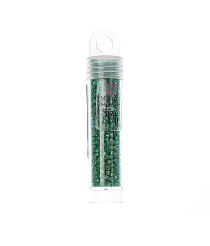 MIYUKI DELICA 11/0 5.2G VIAL GREEN KELLY DYED