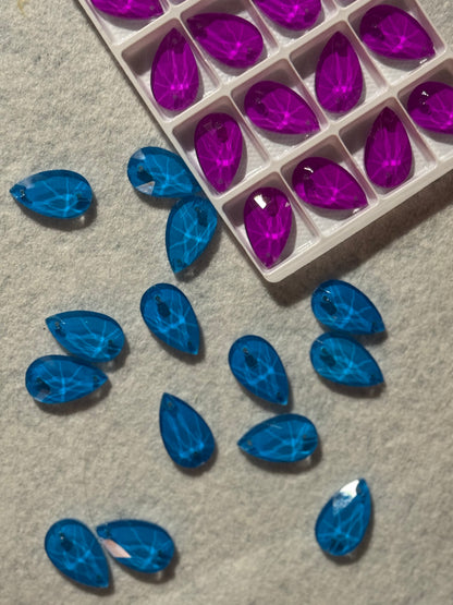 22-18mm glow in dark gems