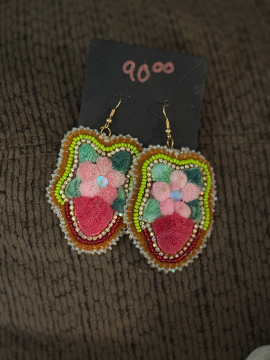 Caribou tuft Earrings