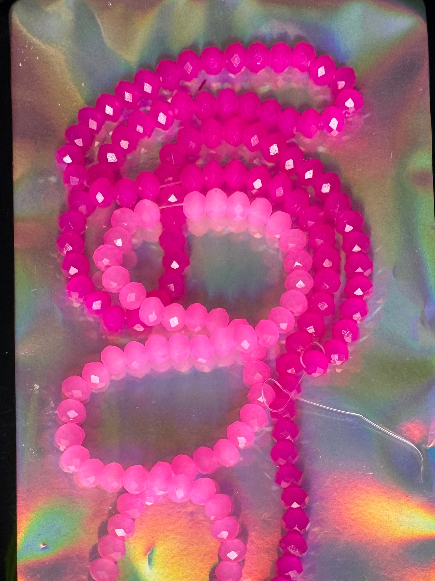 3mm Rondelle crystal beads