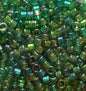 Delica size 8/0 Dark opal green