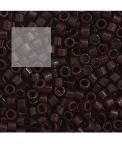 MIYUKI DELICA 11/0 5.2G VIAL CHOCOLATE BROWN