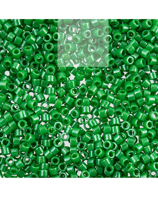 MIYUKI DELICA 11/0 5.2G VIAL GREEN KELLY DYED